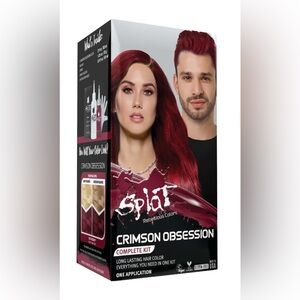 Splat Crimson Obsession Complete Hair Dye  Semi-Permanent Hair Color Dye NIB